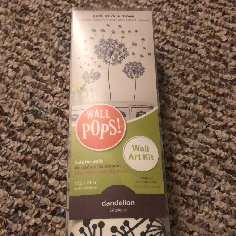 Dandelion wall art